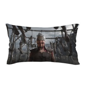 Подушка 3D антистресс с принтом Hellblade 2 в городе Новоалтайск, наволочка — 100% полиэстер, наполнитель — вспененный полистирол | состоит из подушки и наволочки на молнии | games | hellblade 2 | micosoft | ninja | saga | senuas | theory | xbox | игры