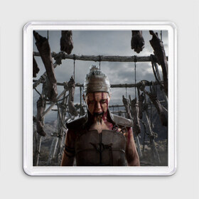 Магнит 55*55 с принтом Hellblade 2 в городе Новоалтайск, Пластик | Размер: 65*65 мм; Размер печати: 55*55 мм | games | hellblade 2 | micosoft | ninja | saga | senuas | theory | xbox | игры