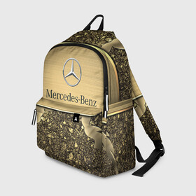 Рюкзак 3D с принтом MERCEDES GOLD в городе Новоалтайск, 100% полиэстер | лямки с регулируемой длиной, сверху петелька, чтобы рюкзак можно было повесить на вешалку. Основное отделение закрывается на молнию, как и внешний карман. Внутри два дополнительных кармана, один из которых закрывается на молнию. По бокам два дополнительных кармашка | 2020 | amg | auto | brabus | clk | cls | glk | mercedes | mercedes benz | slk | sport | авто | автомобиль | автомобильные | амг | брабус | бренд | глк | марка | машины | мерседес | слк | спорт | цлк | цлс