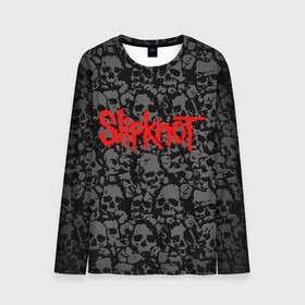 Мужской лонгслив 3D с принтом SLIPKNOT в городе Новоалтайск, 100% полиэстер | длинные рукава, круглый вырез горловины, полуприлегающий силуэт | slipknot | джей вайнберг | джеймс рут | джои джордисон | донни стили | кори тейлор | крис фен | крэйг джонс | мик томсон | пол греи | слипкнот | шон крэхан