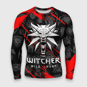 Мужской рашгард 3D с принтом ВЕДЬМАК. в городе Новоалтайск,  |  | geralt | the witcher | the witcher wild hunt | witcher | ведьмак | ведьмак 3 | геральт | сериал