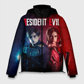 Мужская зимняя куртка 3D с принтом Resident Evil 2 в городе Новоалтайск, верх — 100% полиэстер; подкладка — 100% полиэстер; утеплитель — 100% полиэстер | длина ниже бедра, свободный силуэт Оверсайз. Есть воротник-стойка, отстегивающийся капюшон и ветрозащитная планка. 

Боковые карманы с листочкой на кнопках и внутренний карман на молнии. | biohazard | re | resident evil | resident evil 2 | клер | клер редфилд | леон | леон и клер | леон кеннеди | обитель зла | ре 2 | резидент ивл | резидент ивл 2