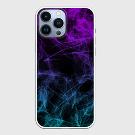 Чехол для iPhone 13 Pro Max с принтом NEON SMOKES STRIPES | НЕОНОВЫЕ ВОЛНЫ в городе Новоалтайск,  |  | Тематика изображения на принте: abstraction | geometry | hexagon | neon | paints | smoke | stripes | texture | triangle | абстракция | брызги | геометрия | дым | краски | неон | неоновый | соты | текстура