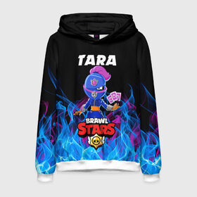 Мужская толстовка 3D с принтом BRAWL STARS TARA в городе Новоалтайск, 100% полиэстер | двухслойный капюшон со шнурком для регулировки, мягкие манжеты на рукавах и по низу толстовки, спереди карман-кенгуру с мягким внутренним слоем. | 8 bit | brawl stars | crow | leon | leon shark | max | mecha | mecha crow | mr.p | sally leon | shark | tara | virus 8 bit | werewolf leon | берли | бравл старс | ворон | леон | макс | оборотень | тара