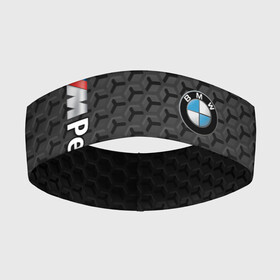 Повязка на голову 3D с принтом BMW PERFORMANCE в городе Новоалтайск,  |  | Тематика изображения на принте: bmw | абстракция | авто | автомобиль | бмв | железо | лого | логотип | машина | сетка | скорость | соты | сталь