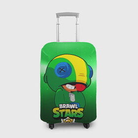 Чехол для чемодана 3D с принтом LEON POLAR - BRAWL STARS в городе Новоалтайск, 86% полиэфир, 14% спандекс | двустороннее нанесение принта, прорези для ручек и колес | 8 bit | 8 бит | 8bit | 8бит | brawl | crow | game | games | leon | max | mr.p | sandy | spike | star | stars | брав | бравл | браво | ворон | звезда | звезды | игра | игры | кроу | леон | макс | сенди | спайк | старс | сэнди