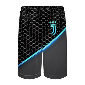 Детские спортивные шорты 3D с принтом Juventus F.C. в городе Новоалтайск,  100% полиэстер
 | пояс оформлен широкой мягкой резинкой, ткань тянется
 | calcio | club | cr7 | cristiano ronaldo | dybala | football | full highlights | goals | italia | juventus | napoli | roma | serie a | белый | италия | клуб | форма | черный | ювентус