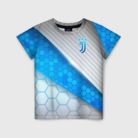 Детская футболка 3D с принтом Juventus F.C. в городе Новоалтайск, 100% гипоаллергенный полиэфир | прямой крой, круглый вырез горловины, длина до линии бедер, чуть спущенное плечо, ткань немного тянется | calcio | club | cr7 | cristiano ronaldo | dybala | football | full highlights | goals | italia | juventus | napoli | roma | serie a | белый | италия | клуб | форма | черный | ювентус
