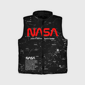 Детский жилет утепленный 3D с принтом NASA в городе Новоалтайск,  |  | Тематика изображения на принте: nasa | астронавт | вселенная | звёздная карта | звёзды | космический | космонавт | космонавтика | космос | наса | ракета | шатл