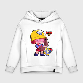 Детское худи Oversize хлопок с принтом Brawl Stars JACKY в городе Новоалтайск, френч-терри — 70% хлопок, 30% полиэстер. Мягкий теплый начес внутри —100% хлопок | боковые карманы, эластичные манжеты и нижняя кромка, капюшон на магнитной кнопке | brawl stars | brawl stars jacky | game | jacky | бравл старс | бравлс старс джеки | джеки | джеки браво старс | игра | игры