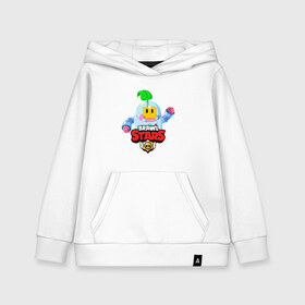 Детская толстовка хлопок с принтом BRAWL STARS SPROUT в городе Новоалтайск, 100% хлопок | Круглый горловой вырез, эластичные манжеты, пояс, капюшен | 8 bit | 8 бит | bibi | brawl stars | crow | el brown | leon | leon shark | max | mr.p | sally leon | shark | sprout | stars | virus | werewolf | акула | биби | вирус | ворон | леон | оборотень | пингвин