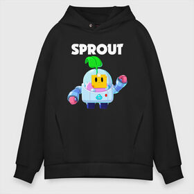 Мужское худи Oversize хлопок с принтом BRAWL STARS SPROUT в городе Новоалтайск, френч-терри — 70% хлопок, 30% полиэстер. Мягкий теплый начес внутри —100% хлопок | боковые карманы, эластичные манжеты и нижняя кромка, капюшон на магнитной кнопке | 8 bit | 8 бит | bibi | brawl stars | crow | el brown | leon | leon shark | max | mr.p | sally leon | shark | sprout | stars | virus | werewolf | акула | биби | вирус | ворон | леон | оборотень | пингвин