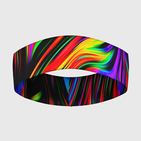 Повязка на голову 3D с принтом ABSTRACT в городе Новоалтайск,  |  | abstraction | geometry | hexagon | neon | paints | stripes | texture | triangle | абстракция | брызги | геометрия | краски | неон | неоновый | соты | текстура