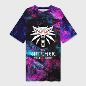 Платье-футболка 3D с принтом The Witcher 3 в городе Новоалтайск,  |  | cd projekt red | ciri | game | geralt | geralt of rivia | gwynbleidd | the witcher | the witcher 3: wild hunt | ведьмак | ведьмак 3: дикая охота | геральт | геральт из ривии | цири | цирилла