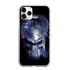 Чехол для iPhone 11 Pro Max матовый с принтом PREDATOR в городе Новоалтайск, Силикон |  | Тематика изображения на принте: aliens | avp | black | cinema | predator | кино | фильм хищник | фильмы | хищник | чёрный | чужой
