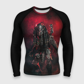 Мужской рашгард 3D с принтом PREDATOR | ХИЩНИК в городе Новоалтайск,  |  | aliens | avp | black | cinema | predator | кино | фильм хищник | фильмы | хищник | чёрный | чужой
