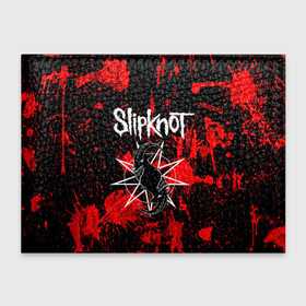 Обложка для студенческого билета с принтом Slipknot в городе Новоалтайск, натуральная кожа | Размер: 11*8 см; Печать на всей внешней стороне | Тематика изображения на принте: animal | blood | metal | rock | slipknot | абстракция | брызги | геометрия | группа | животные | знак | кровь | логотип | маски | метал | петля | пятна | рога | рок | символ | слипкнот