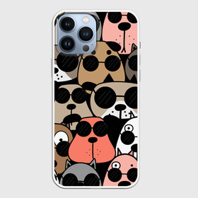 Чехол для iPhone 13 Pro Max с принтом Серьезные псы в городе Новоалтайск,  |  | dog | doggy | девочка | девушка | дог | друзья | кинолог | кинология | любовь | мем | прикольная | радостная | радость | собака | собачница