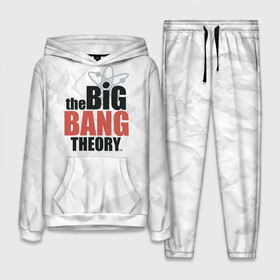 Женский костюм 3D (с толстовкой) с принтом Big Bang Theory logo в городе Новоалтайск,  |  | big bang theory | howard wolowitz | leonard hofstadter | penny | raj | sheldon cooper | stuart bloom | vdgerir | воловитц | леонард хофстедер | пэнни | радж | раджешь кутрапалли | тбв | теория большого взрыва | чак лорри | шелдон | шэл