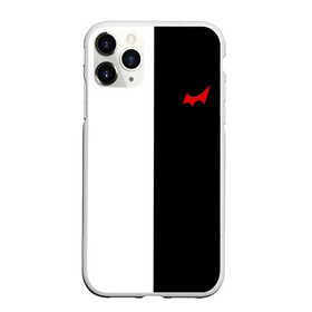 Чехол для iPhone 11 Pro Max матовый с принтом Monokuma в городе Новоалтайск, Силикон |  | anime | bear | danganronpa | monokuma | teddy | аниме | анимэ | медведь | монокума | черно белый медведь