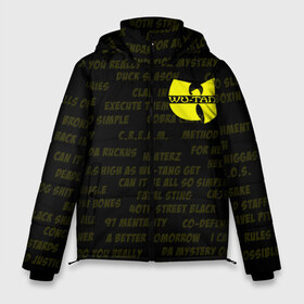 Мужская зимняя куртка 3D с принтом WU-TANG CLAN в городе Новоалтайск, верх — 100% полиэстер; подкладка — 100% полиэстер; утеплитель — 100% полиэстер | длина ниже бедра, свободный силуэт Оверсайз. Есть воротник-стойка, отстегивающийся капюшон и ветрозащитная планка. 

Боковые карманы с листочкой на кнопках и внутренний карман на молнии. | rap | wu tang | wu tang clan | ву танг | ву танг клан | реп | репер | рэп | рэпер