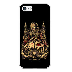 Чехол для iPhone 5/5S матовый с принтом Tales from the crypt в городе Новоалтайск, Силикон | Область печати: задняя сторона чехла, без боковых панелей | bones | cemetery | cinema | fantasy | film | halloween | horror | humor | laughter | series | skeleton | skull | tales from the crypt | thriller | байки из склепа | кино | кладбище | кости | сериал | сказки из склепа | скелет | склеп | смех | триллер | уж