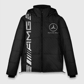 Мужская зимняя куртка 3D с принтом Mercedes Carbon в городе Новоалтайск, верх — 100% полиэстер; подкладка — 100% полиэстер; утеплитель — 100% полиэстер | длина ниже бедра, свободный силуэт Оверсайз. Есть воротник-стойка, отстегивающийся капюшон и ветрозащитная планка. 

Боковые карманы с листочкой на кнопках и внутренний карман на молнии. | amg | carbon | mercedes | авто | автомобиль | иномарка | карбон | логотип | машина | мерседес | текстура