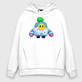 Мужское худи Oversize хлопок с принтом BRAWL STARS (SPROUT) [19] в городе Новоалтайск, френч-терри — 70% хлопок, 30% полиэстер. Мягкий теплый начес внутри —100% хлопок | боковые карманы, эластичные манжеты и нижняя кромка, капюшон на магнитной кнопке | 8 bit | android | brawl | brawl stars | clash | clash royale | game | leon | royale | sprout | stars | андроид | игра | кольт | леон | мобильные игры | спраут