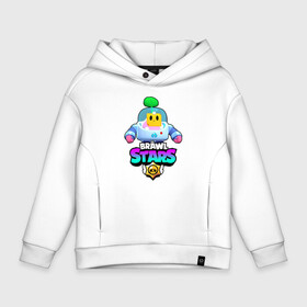 Детское худи Oversize хлопок с принтом BRAWL STARS (SPROUT) [18] в городе Новоалтайск, френч-терри — 70% хлопок, 30% полиэстер. Мягкий теплый начес внутри —100% хлопок | боковые карманы, эластичные манжеты и нижняя кромка, капюшон на магнитной кнопке | 8 bit | android | brawl | brawl stars | clash | clash royale | game | leon | royale | sprout | stars | андроид | игра | кольт | леон | мобильные игры | спраут