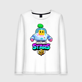 Женский лонгслив хлопок с принтом BRAWL STARS (SPROUT) [18] в городе Новоалтайск, 100% хлопок |  | 8 bit | android | brawl | brawl stars | clash | clash royale | game | leon | royale | sprout | stars | андроид | игра | кольт | леон | мобильные игры | спраут