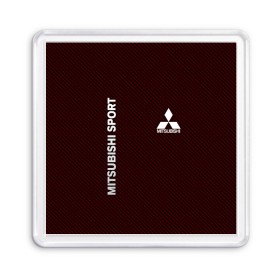 Магнит 55*55 с принтом MITSUBISHI CARBON в городе Новоалтайск, Пластик | Размер: 65*65 мм; Размер печати: 55*55 мм | carbon | mitsubishi | sport | авто | автомобиль | карбон | лого | логотип | митсубиси | митсубиши | спорт | текстура