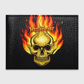 Обложка для студенческого билета с принтом Megadeth в городе Новоалтайск, натуральная кожа | Размер: 11*8 см; Печать на всей внешней стороне | Тематика изображения на принте: countdown to extinction | бас | гитара | группа | дэйв мастейн | кико лоурейро | лос анджелес | метал | трэш | хард рок | хеви метал