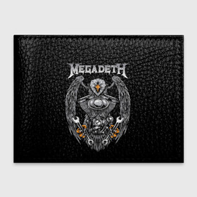 Обложка для студенческого билета с принтом Megadeth в городе Новоалтайск, натуральная кожа | Размер: 11*8 см; Печать на всей внешней стороне | Тематика изображения на принте: countdown to extinction | бас | гитара | группа | дэйв мастейн | кико лоурейро | лос анджелес | метал | трэш | хард рок | хеви метал