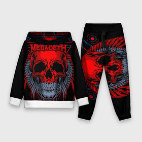 Детский костюм 3D (с толстовкой) с принтом Megadeth в городе Новоалтайск,  |  | countdown to extinction | бас | гитара | группа | дэйв мастейн | кико лоурейро | лос анджелес | метал | трэш | хард рок | хеви метал