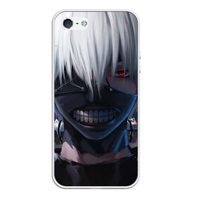 Чехол для iPhone 5/5S матовый с принтом TOKYO GHOUL в городе Новоалтайск, Силикон | Область печати: задняя сторона чехла, без боковых панелей | anime | heroes | kaneki | manga | tokyo ghoul | аниме | герои | канеки | манга | токийский гуль | токио гуль