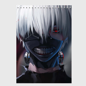 Скетчбук с принтом TOKYO GHOUL в городе Новоалтайск, 100% бумага
 | 48 листов, плотность листов — 100 г/м2, плотность картонной обложки — 250 г/м2. Листы скреплены сверху удобной пружинной спиралью | anime | heroes | kaneki | manga | tokyo ghoul | аниме | герои | канеки | манга | токийский гуль | токио гуль