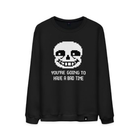 Мужской свитшот хлопок с принтом UNDERTALE в городе Новоалтайск, 100% хлопок |  | Тематика изображения на принте: asriel dreemurr | chara | frisk | gaster blaster | sans | undertale | азриэль дримурр | андертейл | андрайн | гастер | меттатон | санс | фриск | чара