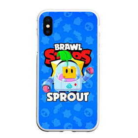 Чехол для iPhone XS Max матовый с принтом BRAWL STARS SPROUT в городе Новоалтайск, Силикон | Область печати: задняя сторона чехла, без боковых панелей | 8 bit | 8 бит | bibi | brawl stars | crow | el brown | leon | leon shark | max | mr.p | phoenix | sally leon | shark | sprout | stars | virus | werewolf | акула | биби | вирус | ворон | леон | оборотень | пингвин