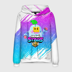 Мужская толстовка 3D с принтом BRAWL STARS SPROUT в городе Новоалтайск, 100% полиэстер | двухслойный капюшон со шнурком для регулировки, мягкие манжеты на рукавах и по низу толстовки, спереди карман-кенгуру с мягким внутренним слоем. | 8 bit | 8 бит | bibi | brawl stars | crow | el brown | leon | leon shark | max | mr.p | phoenix | sally leon | shark | sprout | stars | virus | werewolf | акула | биби | вирус | ворон | леон | оборотень | пингвин