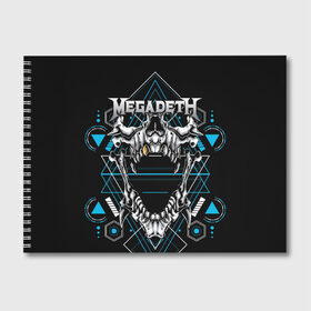 Альбом для рисования с принтом Megadeth в городе Новоалтайск, 100% бумага
 | матовая бумага, плотность 200 мг. | Тематика изображения на принте: countdown to extinction | бас | гитара | группа | дэйв мастейн | кико лоурейро | лос анджелес | метал | трэш | хард рок | хеви метал