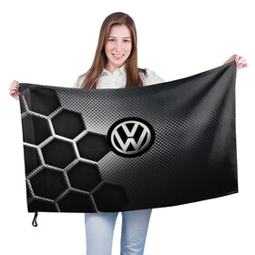 Флаг 3D с принтом VOLKSWAGEN в городе Новоалтайск, 100% полиэстер | плотность ткани — 95 г/м2, размер — 67 х 109 см. Принт наносится с одной стороны | amg | auto | bmw | honda | jdm | mercedes | nissan | porsche | racing | sport | toyota | автомобил | автомобильные | киа | лексус | марка | машины | митсубиси | ниссан | порше | спорт | субару | тесла | тойота | хонда