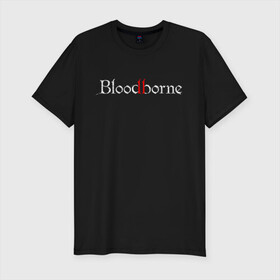 Мужская футболка хлопок Slim с принтом Bloodborne. в городе Новоалтайск, 92% хлопок, 8% лайкра | приталенный силуэт, круглый вырез ворота, длина до линии бедра, короткий рукав | bloodborne | bloodborne 2 | esport | game | playstation | бладборн | игра | киберспорт | киберспортсмен | порождение крови