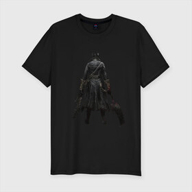 Мужская футболка премиум с принтом Bloodborne. в городе Новоалтайск, 92% хлопок, 8% лайкра | приталенный силуэт, круглый вырез ворота, длина до линии бедра, короткий рукав | bloodborne | bloodborne 2 | esport | game | playstation | бладборн | игра | киберспорт | киберспортсмен | порождение крови