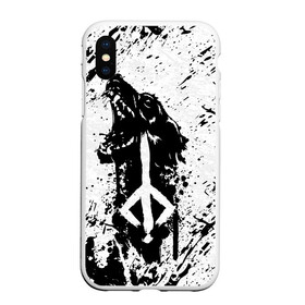 Чехол для iPhone XS Max матовый с принтом BLOODBORNE в городе Новоалтайск, Силикон | Область печати: задняя сторона чехла, без боковых панелей | bloodborne | hunter | знак охотника | охотник | рожденный кровью