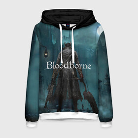 Мужская толстовка 3D с принтом Bloodborne в городе Новоалтайск, 100% полиэстер | двухслойный капюшон со шнурком для регулировки, мягкие манжеты на рукавах и по низу толстовки, спереди карман-кенгуру с мягким внутренним слоем. | bloodborne | bloodborne 2 | esport | game | playstation | бладборн | игра | киберспорт | киберспортсмен | порождение крови