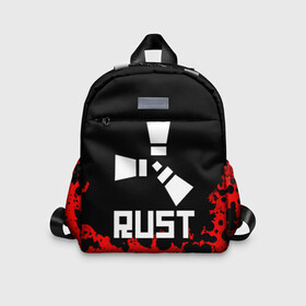 Детский рюкзак 3D с принтом RUST в городе Новоалтайск, 100% полиэстер | лямки с регулируемой длиной, сверху петелька, чтобы рюкзак можно было повесить на вешалку. Основное отделение закрывается на молнию, как и внешний карман. Внутри дополнительный карман. По бокам два дополнительных кармашка | dayz | facepunch | rust | state of decay | survival | the forest | this war of mine | выживалка rust | раст