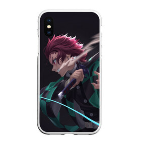 Чехол для iPhone XS Max матовый с принтом KIMETSU NO YAIBA в городе Новоалтайск, Силикон | Область печати: задняя сторона чехла, без боковых панелей | Тематика изображения на принте: demon slayer | kimetsu no yaiba | nezuko | shinobu | slayer | tanjiro | zenitsu | гию томиока | зенитцу | иноске хашибира | клинок рассекающий демонов | незуко | танджиро | шинобу кочо
