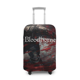 Чехол для чемодана 3D с принтом Bloodborne. в городе Новоалтайск, 86% полиэфир, 14% спандекс | двустороннее нанесение принта, прорези для ручек и колес | bloodborne | bloodborne 2 | esport | game | playstation | бладборн | игра | киберспорт | киберспортсмен | порождение крови