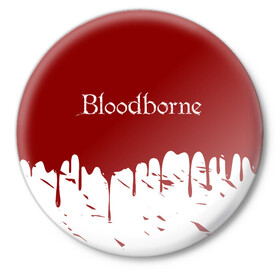 Значок с принтом Bloodborne. в городе Новоалтайск,  металл | круглая форма, металлическая застежка в виде булавки | bloodborne | bloodborne 2 | esport | game | playstation | бладборн | игра | киберспорт | киберспортсмен | порождение крови