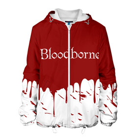 Мужская куртка 3D с принтом Bloodborne. в городе Новоалтайск, ткань верха — 100% полиэстер, подклад — флис | прямой крой, подол и капюшон оформлены резинкой с фиксаторами, два кармана без застежек по бокам, один большой потайной карман на груди. Карман на груди застегивается на липучку | bloodborne | bloodborne 2 | esport | game | playstation | бладборн | игра | киберспорт | киберспортсмен | порождение крови